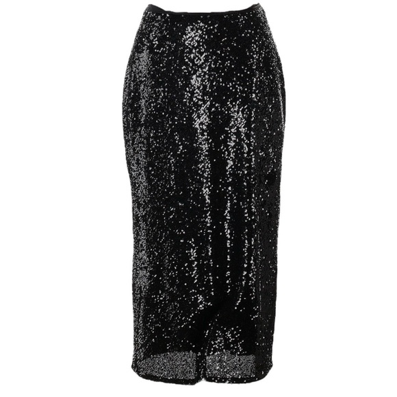 NWOT CINQ À SEPT Marta Sequined Skirt Size XS - Picture 7 of 9